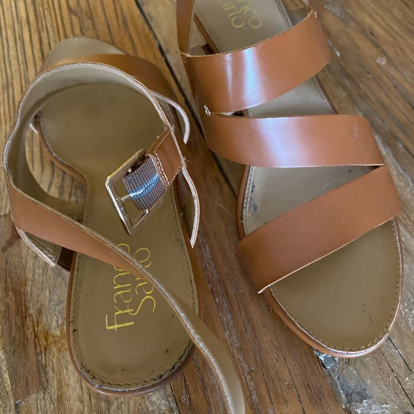 Franco Sarto Brown Sandals - Picture 6 of 8